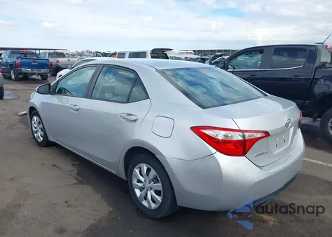 2016 Toyota Corolla Le from USA, damaged, VIN 2T1BURHE4GC655442